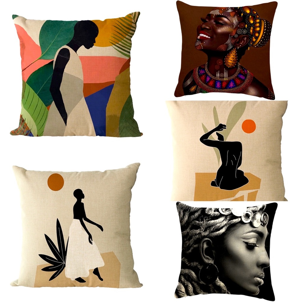 Beautiful Woman Throw Pillow